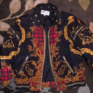 Versace style puffer coat